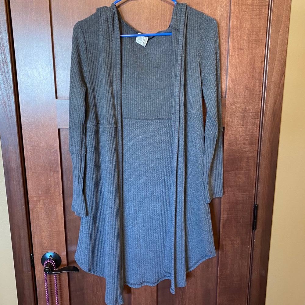 Grey long sweater